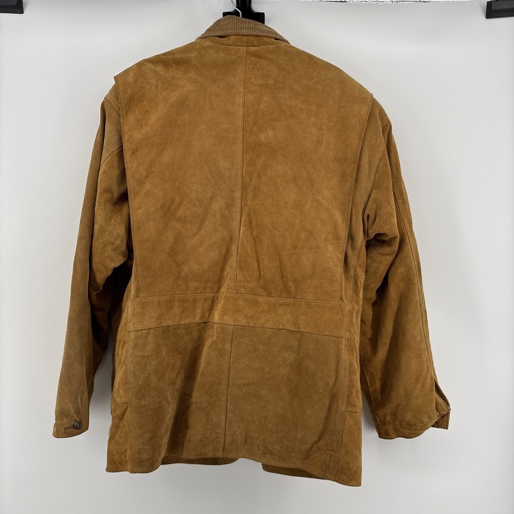 VTG Golden Bear Jacket Mens Large Suede Leather Corduroy Collar Made USA - Picture 11 of 12
